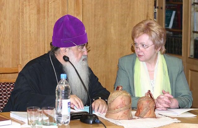 Митрополит Филарет (Вахромеев) и Ядвига Доминиковна Григорович, 2003 год